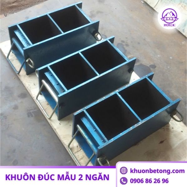 khuôn đúc mẫu hai ngăn