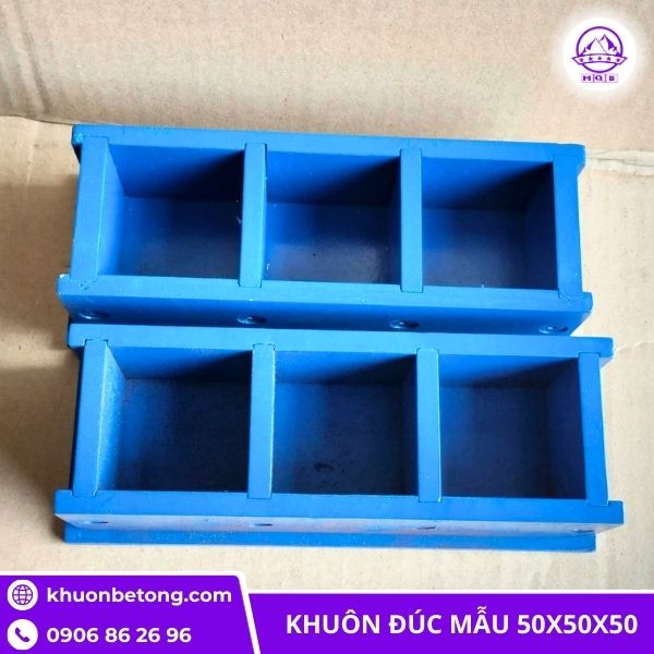 Khuôn đúc mẫu lập phương 50mm