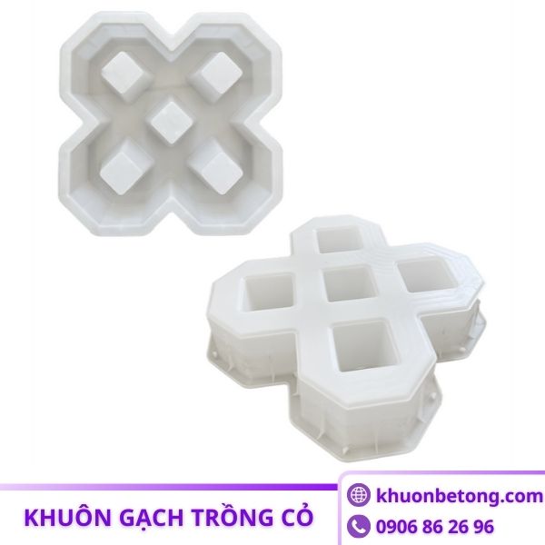 Khuôn làm gạch trồng cỏ