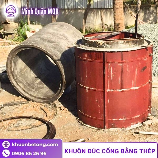 Khuôn thép đúc cống bi tròn