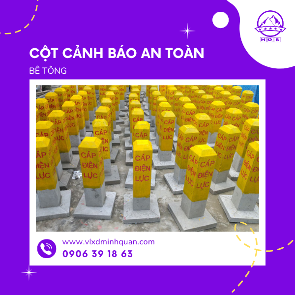 cột cảnh báo tại củ chi