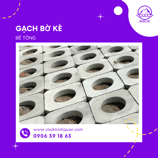 lắp đặt gạch bờ kè tại bình dương