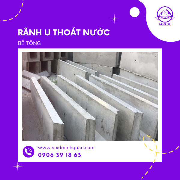 lắp đặt rãnh u thoát nước tại củ chi