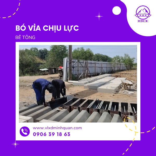 lắp đặt bó vỉa bê tông đúc sẵn tại bình chánh