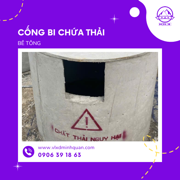 sản xuất cống bi chứa thải tại củ chi