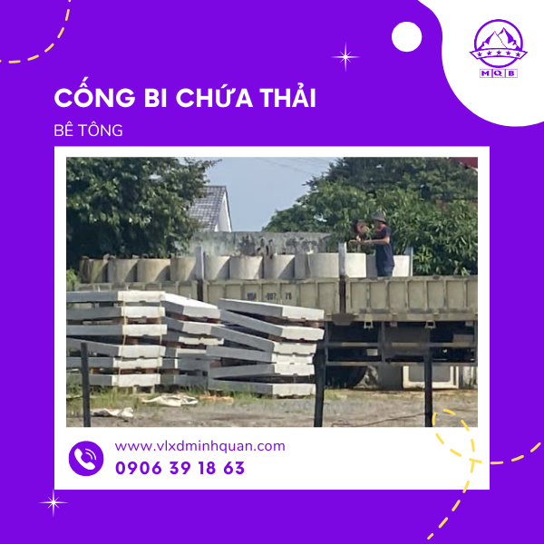 sản xuất cống bi chứa thải tại bến cát