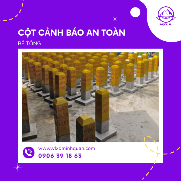 cột cảnh báo tại nhà bè