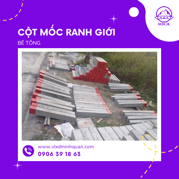 xưởng sản xuất cột mốc bê tông tại long an