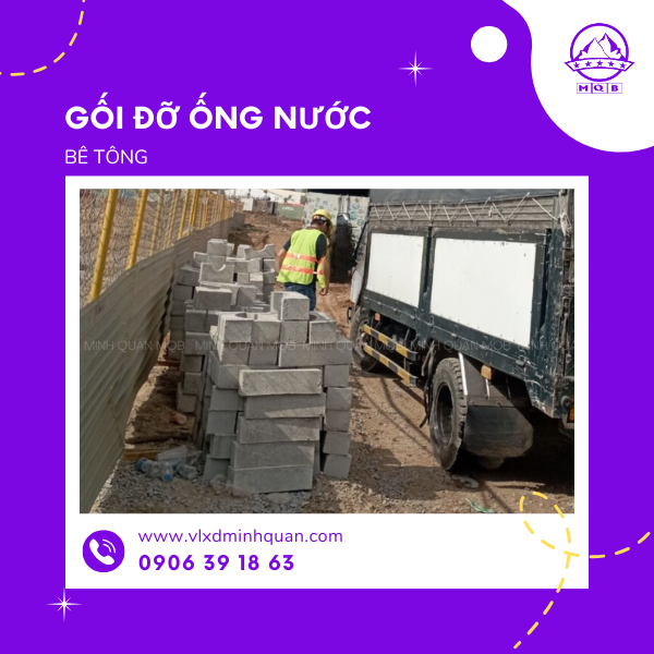 lắp đặt gối bê tông tại củ chi