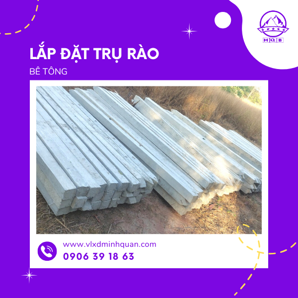 mua trụ hàng rào đúc sẵn tại quận 1