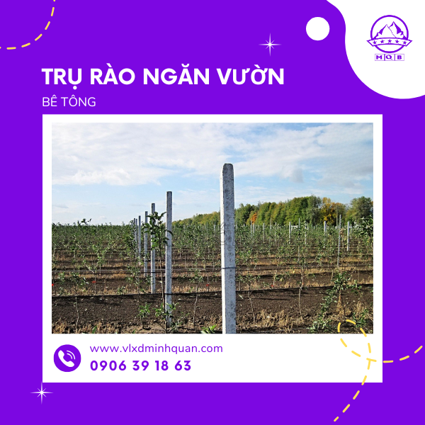 xưởng sản xuất trụ rào cao 2m tại nhà bè