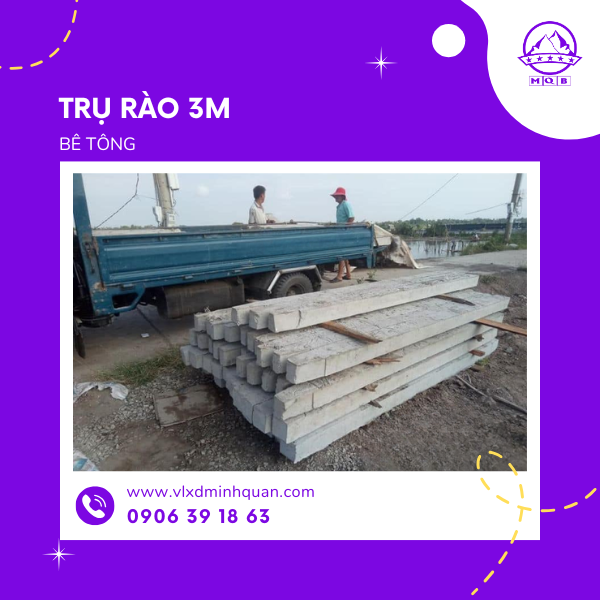 quy cách sắt trụ đỡ 3m