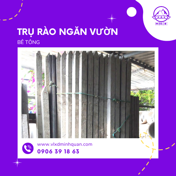 xưởng sản xuất trụ rào cao 2m tại củ chi