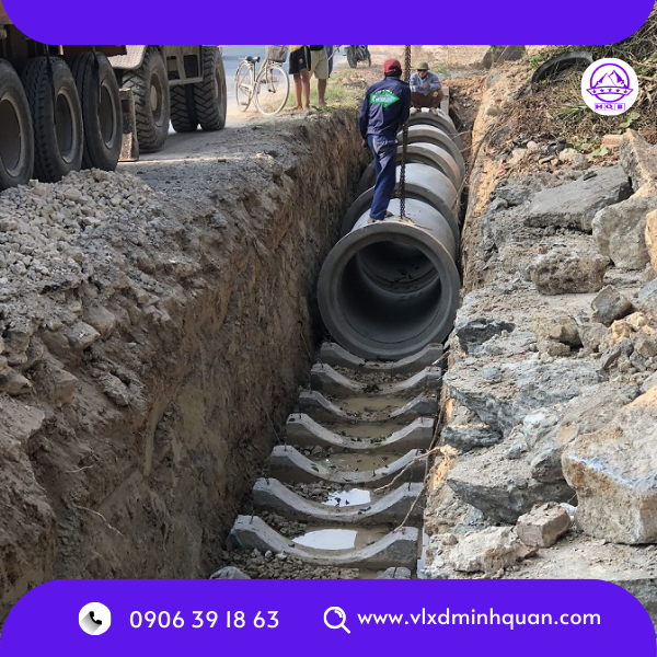 gối đỡ cống tròn tại long an