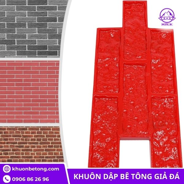Khuôn áp bê tông giả gạch