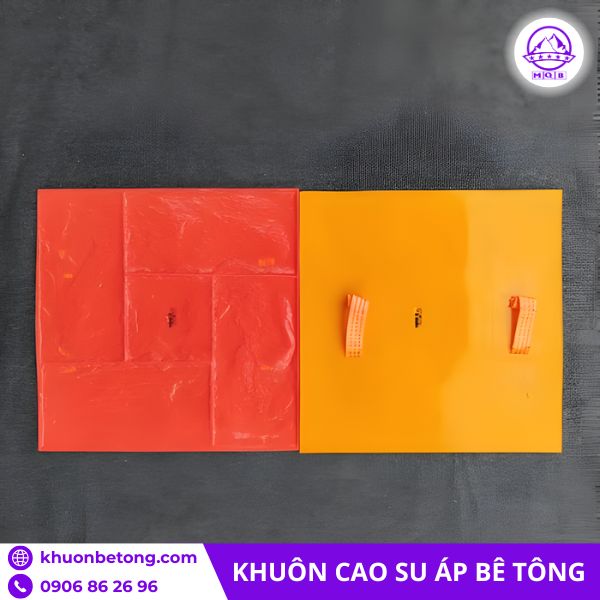 Khuôn áp nền bê tông giả đá
