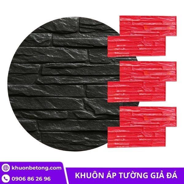 Khuôn cao su áp sàn bê tông