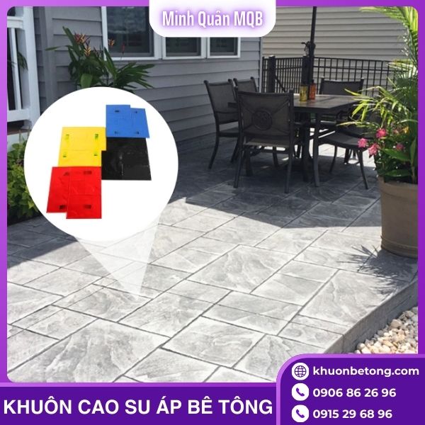 Khuôn cao su giả đá khối cao cấp