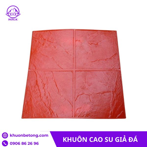 Khuôn cao su áp giả đá