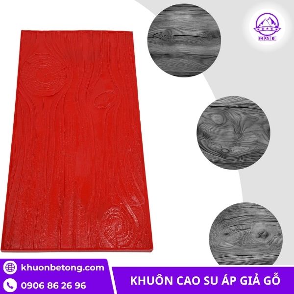 Khuôn cao su giả gỗ