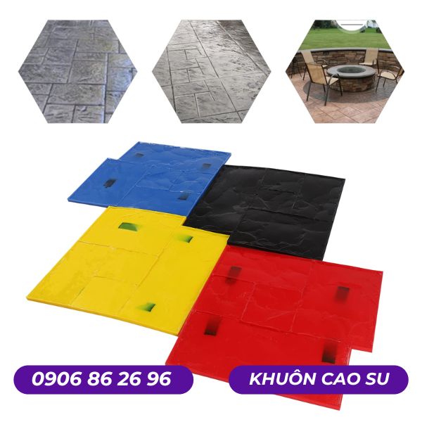 Khuôn dập cao su vân đá