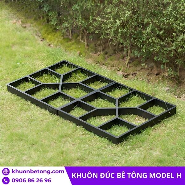 Khuôn đúc lối đi sân vườn model H bằng nhựa ABS