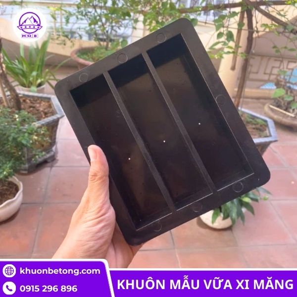 Khuôn đúc mẫu 40x40x160mm bằng nhựa