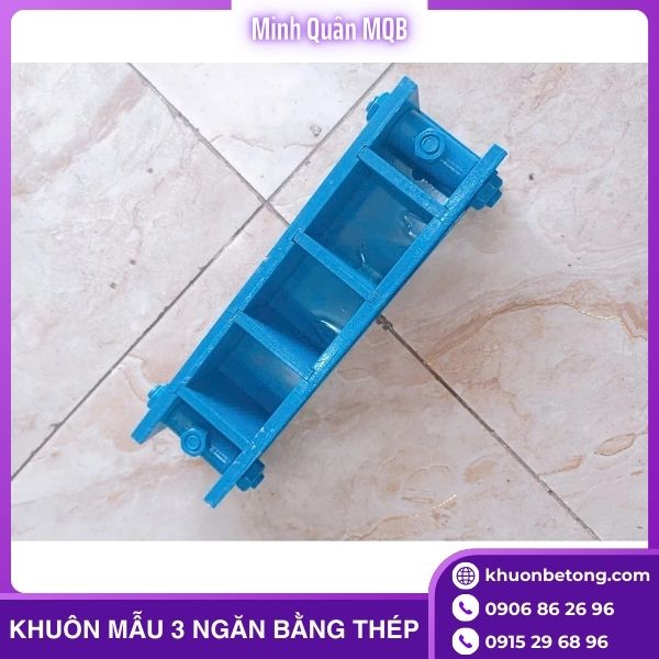 Khuôn đúc mẫu ba ngăn bằng thép