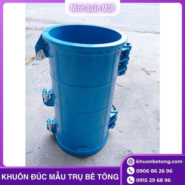 khuôn đúc mẫu bê tông hai mảnh