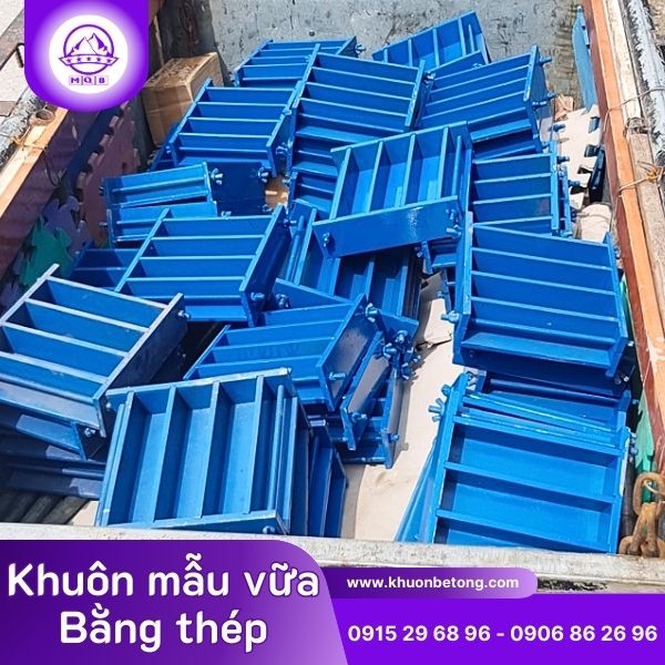 Khuôn đúc mẫu vữa 40x40x160mm bằng thép