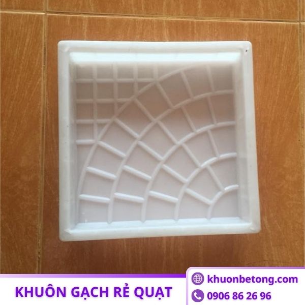 Khuôn nhựa đúc gạch rẻ quạt