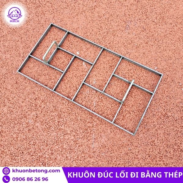 khuôn tạo hình sân vườn thi công đơn giản