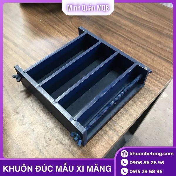 Khuôn thép đúc mẫu 40x40x160mm