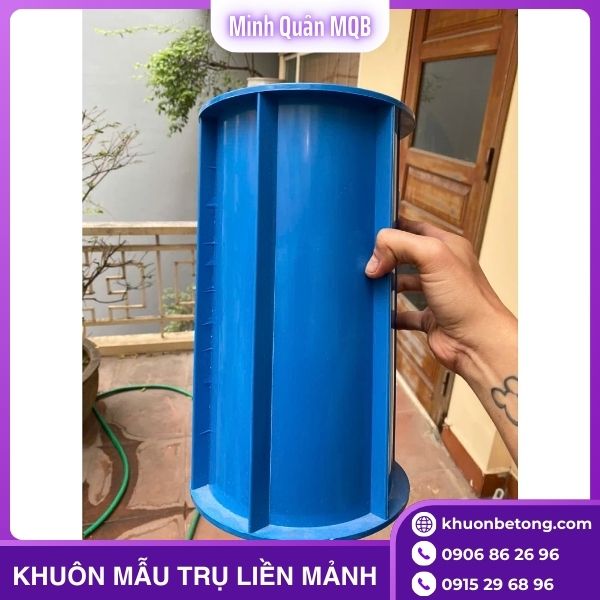 Khuôn trụ liền mảnh 150x300mm bằng nhựa ABS