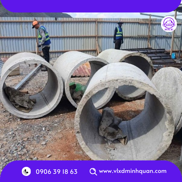 cống tròn thoát nước tại lộc ninh