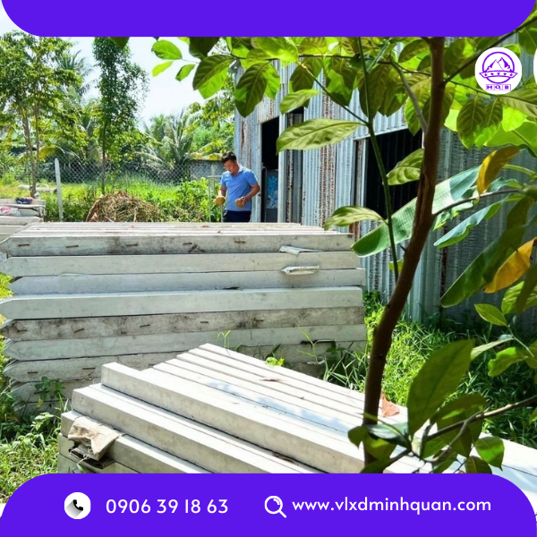 xưởng sản xuất trụ bê tông 2m tại bình chánh
