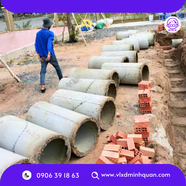 cống bi d500 dài 1m tại bình thạnh