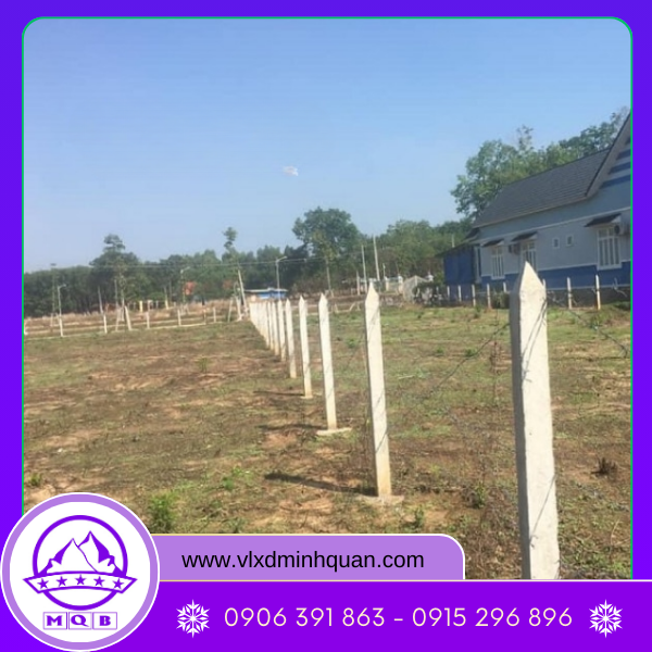 trụ làm hàng rào tại xưởng bình chánh