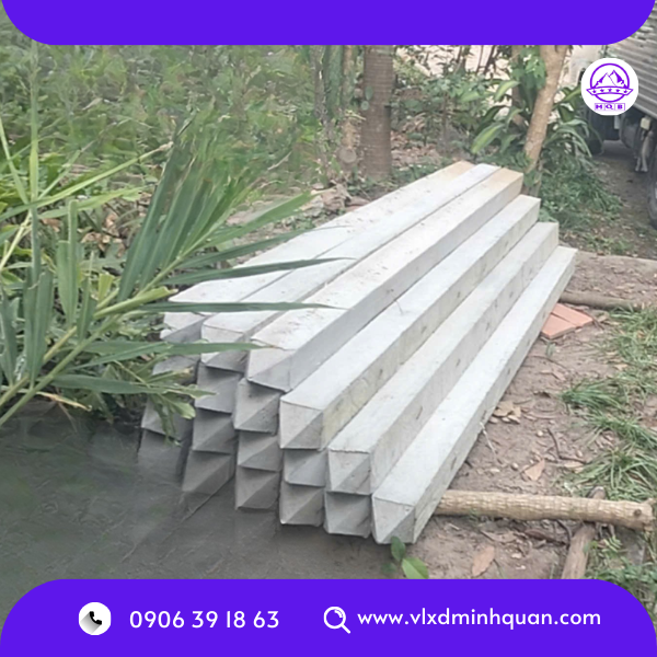 xưởng sản xuất trụ bê tông 2m tại bình dương