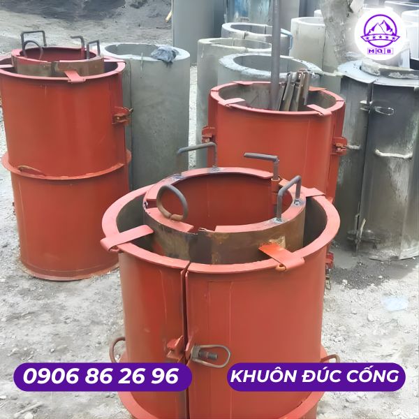 Ván khuôn đúc cống bi bằng thép