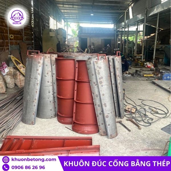 khuôn đúc cống thoát nước tròn bằng thép