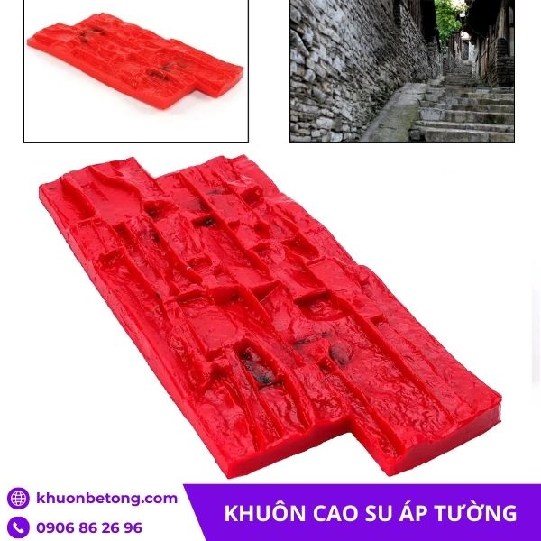Khuôn áp tường bê tông bằng cao su