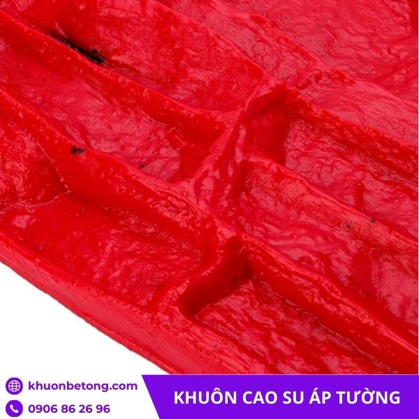 Khuôn cao su áp hàng rào bê tông
