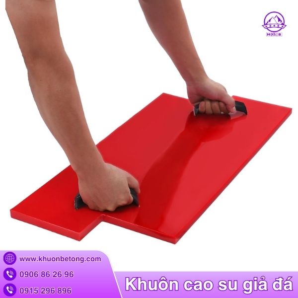 Khuôn áp tường giả đá bằng cao su