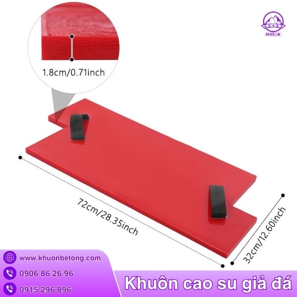 Khuôn áp tường giả đá