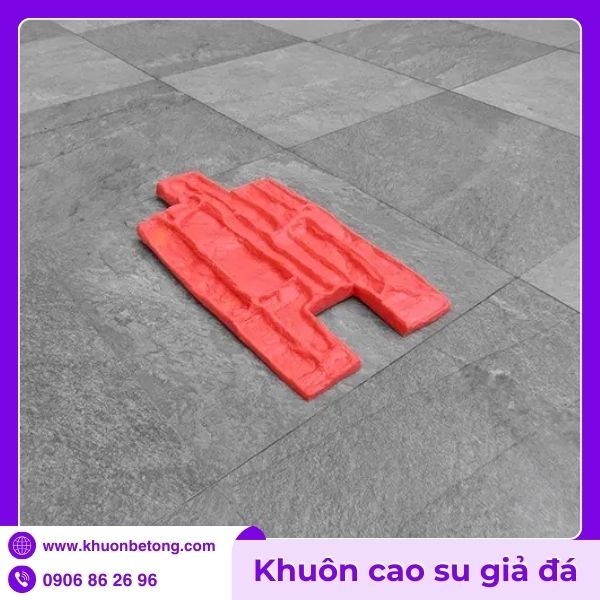 Khuôn cao su giả đá xếp lớp cao cấp