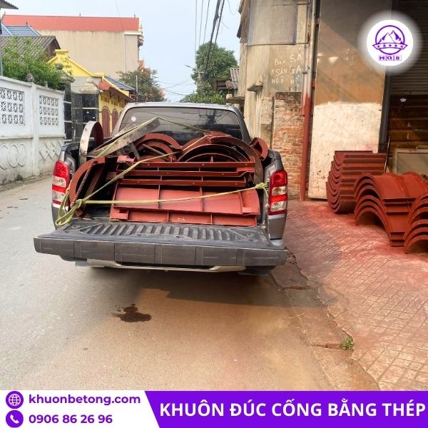 Khuôn cống tròn bằng thép tại Miền Nam
