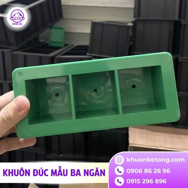 Khuôn đúc mẫu 50x50x50mm
