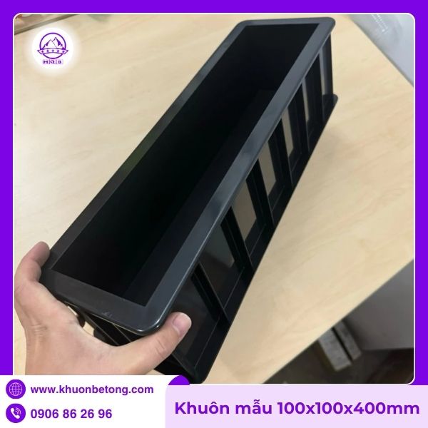 Khuôn đúc mẫu bê tông 100x100x400mm