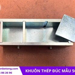 Khuôn đúc mẫu lập phương 50x50x50mm ba ngăn